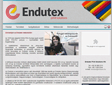 Tablet Screenshot of endutex.hu